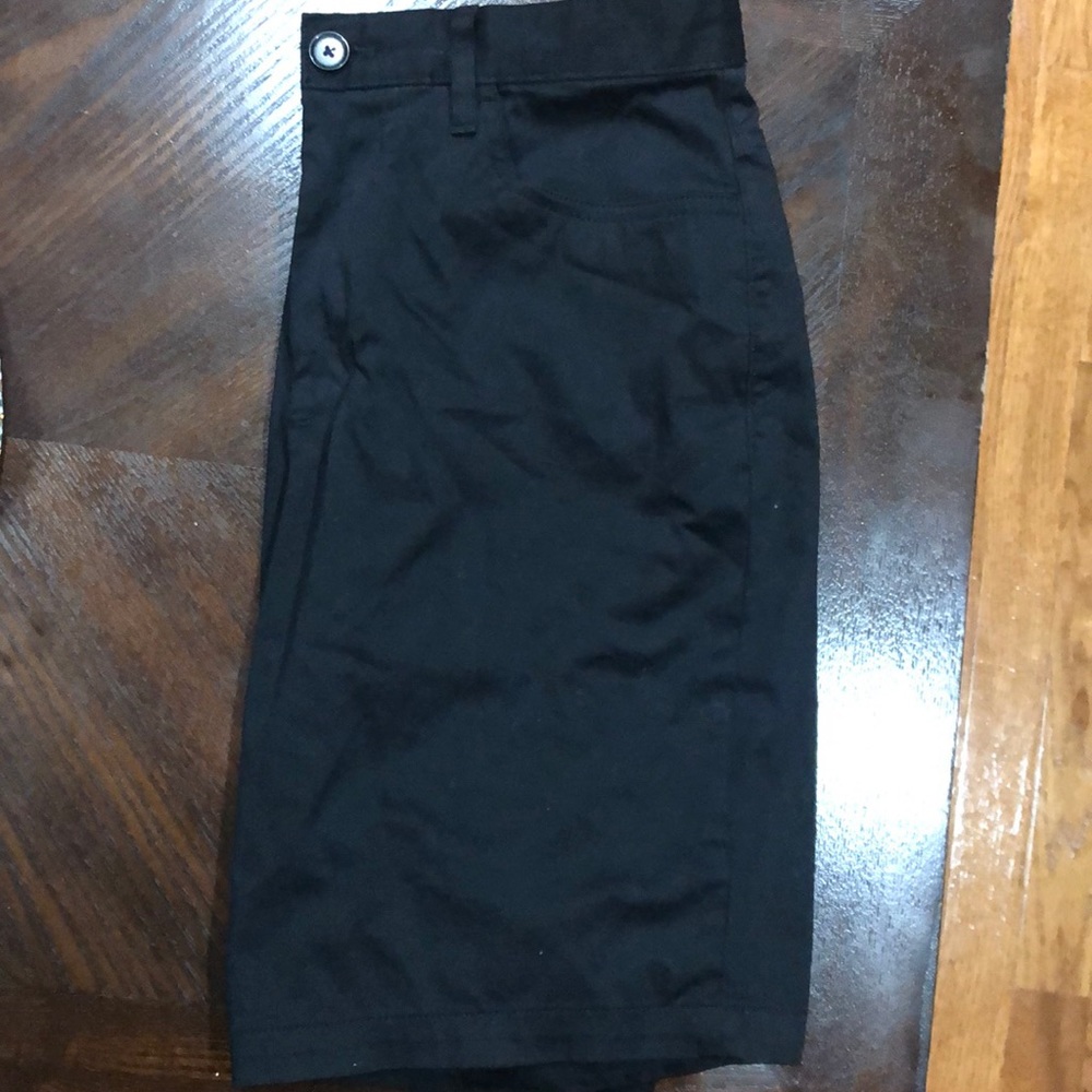 Men’s black dress shorts